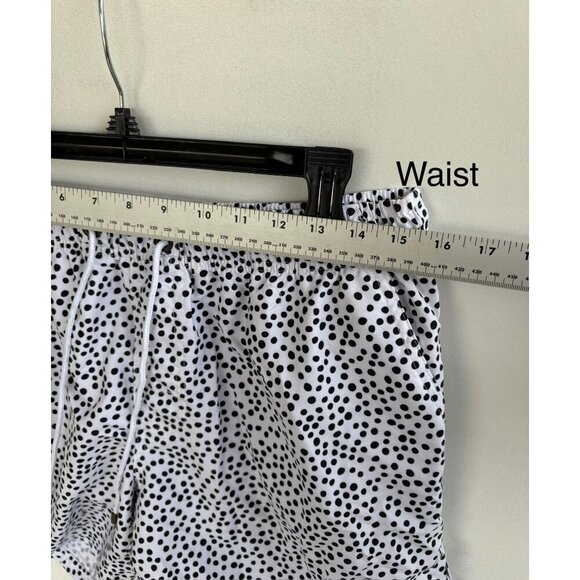 Polka Dot Swim Shorts By Bondi Beamers - Elastic Waist & Drawstring - Lightweigh - Picture 4 of 5